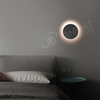 Eye-Catching Lunar Eclipse 8W Led Wall Sconce in Waterstone,Terrazzo LED Wall Lamp,Cement Wall Lighting for Interiors,Supplied Circle LED Wall Sconces in China OnBest Lighting