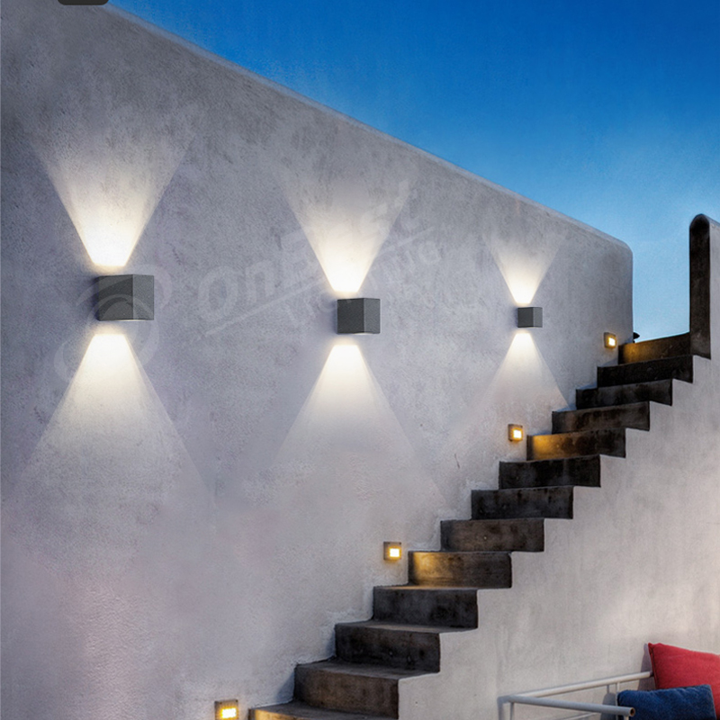 2*6w Up Down LED Wall Light Outdoor Waterproof Lighting,led Surface Mount Light,led Wall Sconce,led Lamp,Supplied Led Wall Light in OnBest Lighting