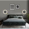 Eye-Catching Lunar Eclipse 8W Led Wall Sconce in Waterstone,Terrazzo LED Wall Lamp,Cement Wall Lighting for Interiors,Supplied Circle LED Wall Sconces in China OnBest Lighting