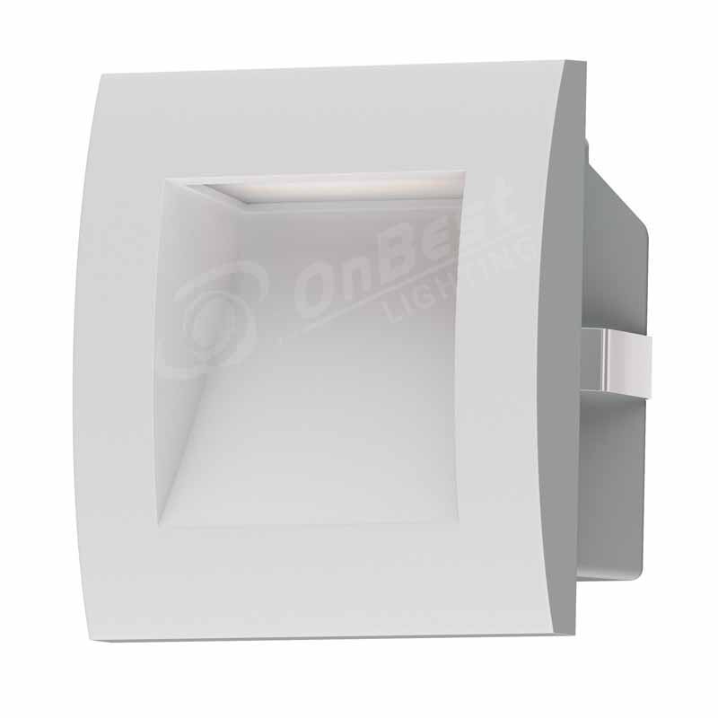 3w Led Step Light Aluminum Led Stair Light Recessed Mount Led Wall Light,3w Waterproof Led Light,3w Led Outdoor Light,Stair Led Light,Supplied Led Step Light in OnBest Lighting