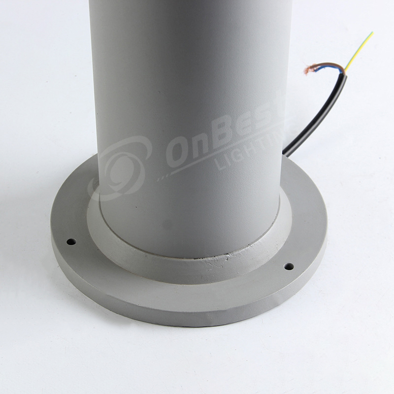 9w LED Cone Reflector Round Flat Top Outdoor Bollard Light,LED Bollard Light,Commercial Bollard Lighting LED,Bollard Lighting,Supplied in Chinese Manufacturer OnBest Lighting