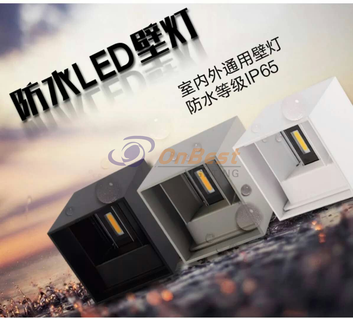 2x3W led wall light up down KWL-20163