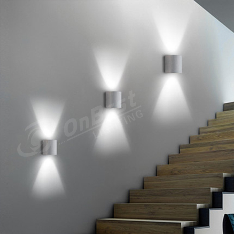 2*6w Up Down LED Wall Light Outdoor Waterproof Lighting,led Surface Mount Light,led Wall Sconce,led Lamp,Supplied Led Wall Light in OnBest Lighting