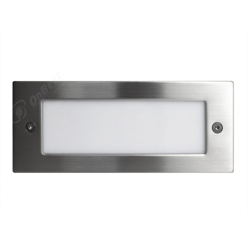 2Watts Led Step Light Made of 316stainless Steel, Wall Recessed Light for Steps,Aluminum Led Stair Lights,Led Step Light Outdoor,Supplied Led Ramp Lights in OnBest Lighting