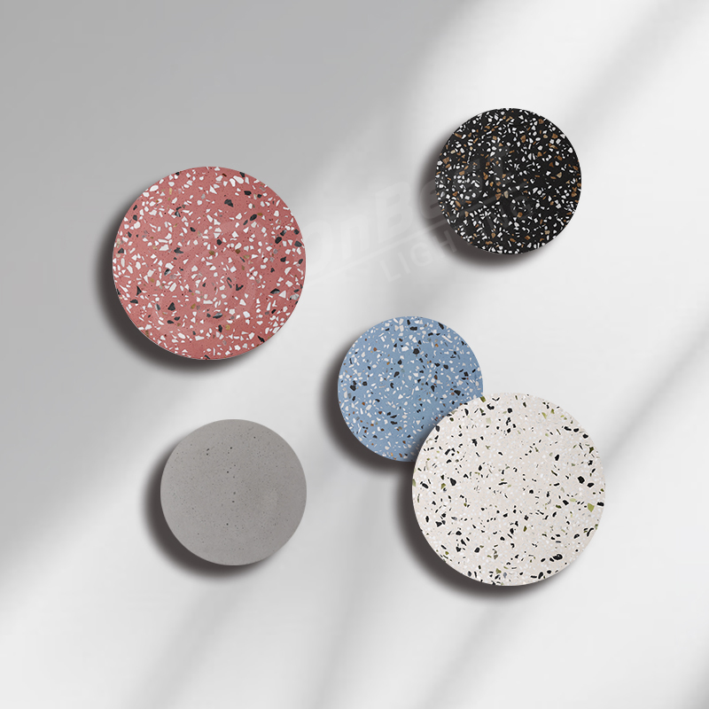 Nordic Style 12W LED Circle Wall Light,Circle LED Wall Sconce,Terrazzo LED Wall Light Indoor,Interior Circle Wall Lamp,Supplied Terrazzo Wall Lightings in China OnBest Lighting