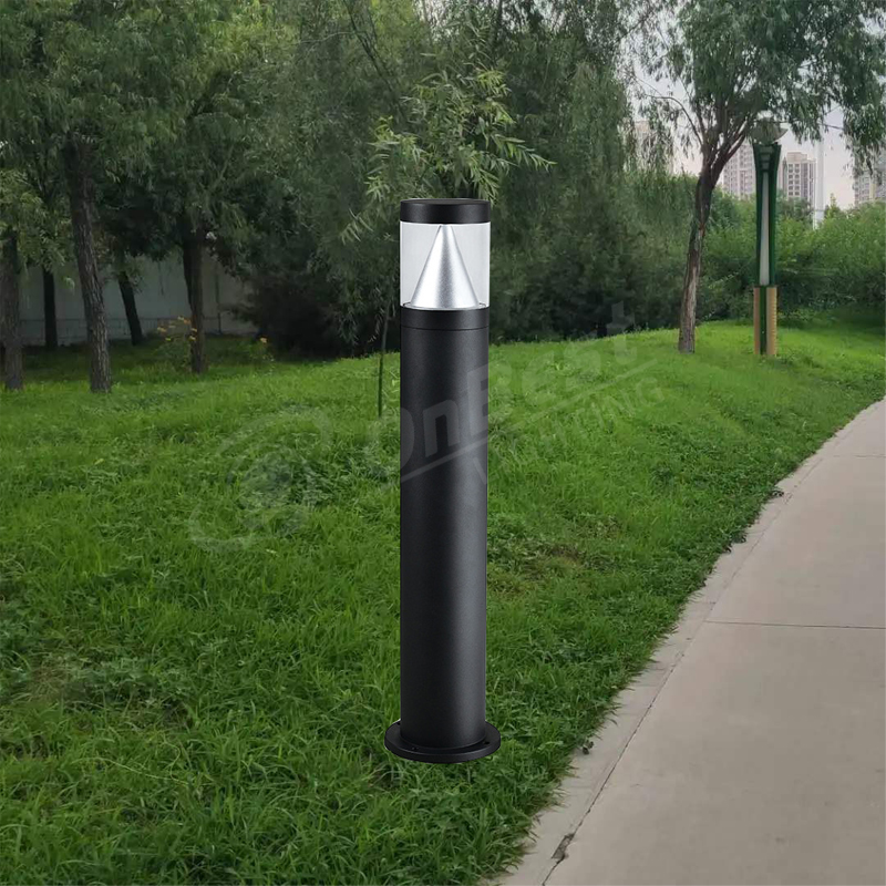 10w LED Cone Reflector Round Flat Top Outdoor Bollard Light,LED Bollard Light,Commercial Bollard Lighting LED,Bollard Lighting,Supplied in Chinese Manufacturer OnBest Lighting