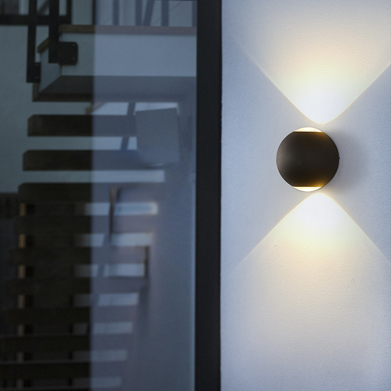 Round LED Nice Looking Led White Color LED,waterproof IP65 Led 2x3w Led Ball Light,led Wall Light,led Up Down Light,Supplied Led Wall Lightings in OnBest Lighting