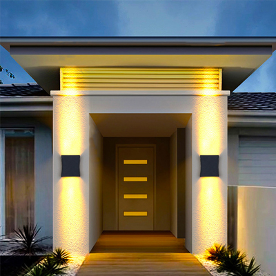 2*6w Up Down LED Wall Light Outdoor Waterproof Lighting,led Surface Mount Light,led Wall Sconce,led Lamp,Supplied Led Wall Light in OnBest Lighting