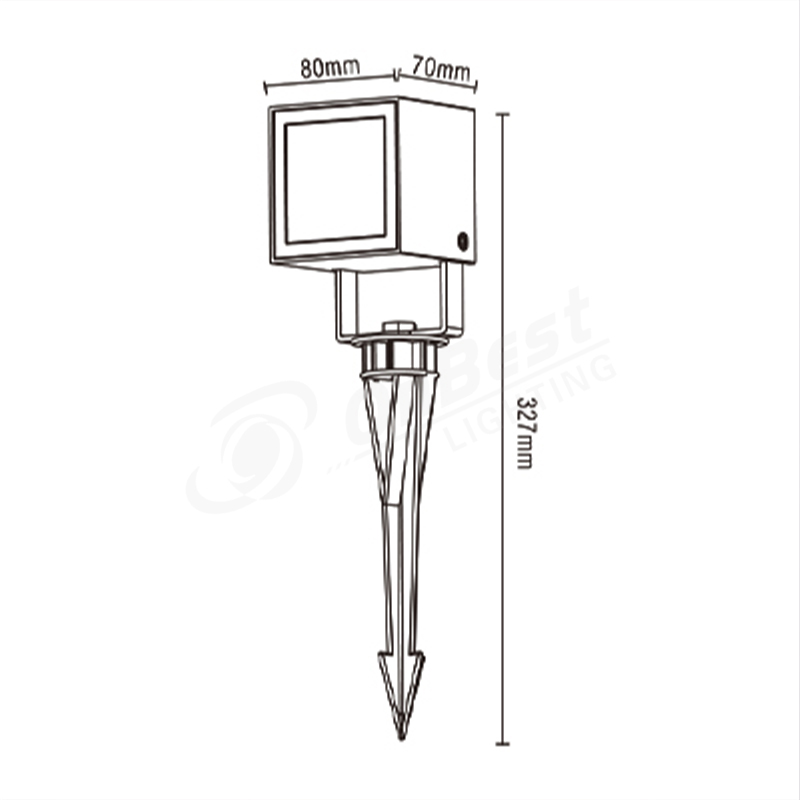 New Aluminum Led Garden Light 9w Led with Spike,led Spike Light with Rotated Head,led Light,led Spike Light,Led Garden Light,Supplied Led Lamp in OnBest Lighting