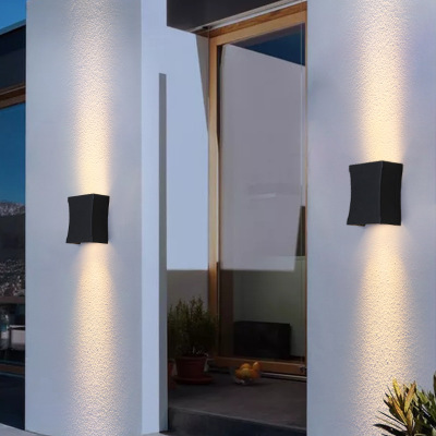 2*6w Up Down LED Wall Light Outdoor Waterproof Lighting,led Surface Mount Light,led Wall Sconce,led Lamp,Supplied Led Wall Light in OnBest Lighting