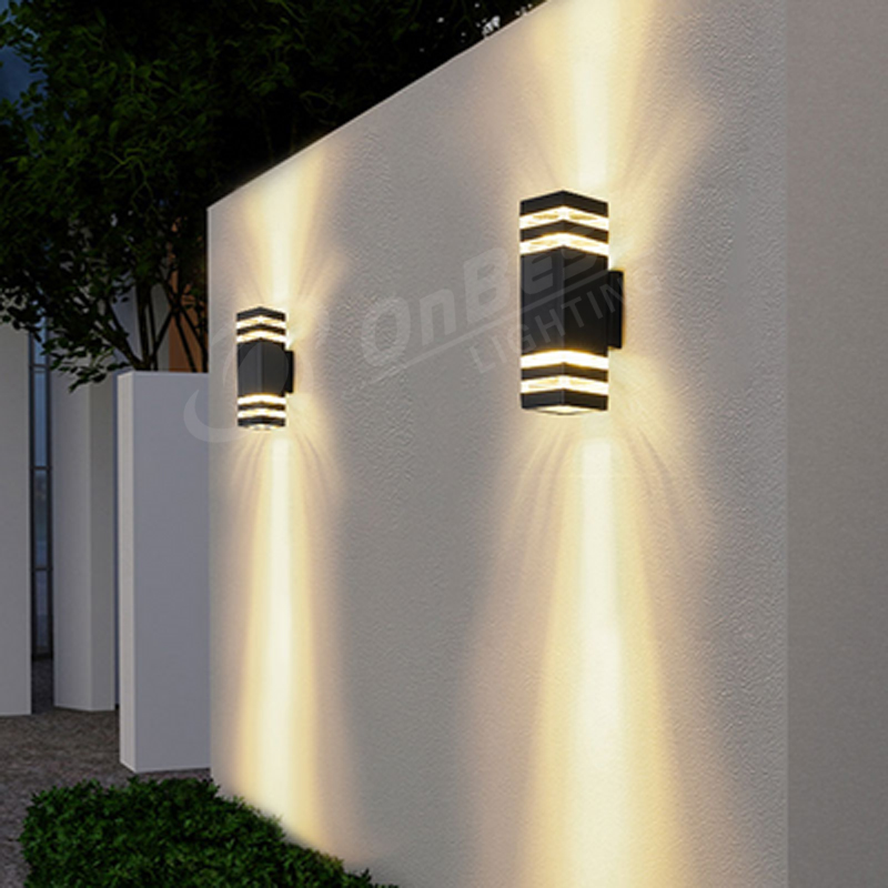 2*6w Up Down LED Wall Light Outdoor Waterproof Lighting,led Surface Mount Light,led Wall Sconce,led Lamp,Supplied Led Wall Light in OnBest Lighting