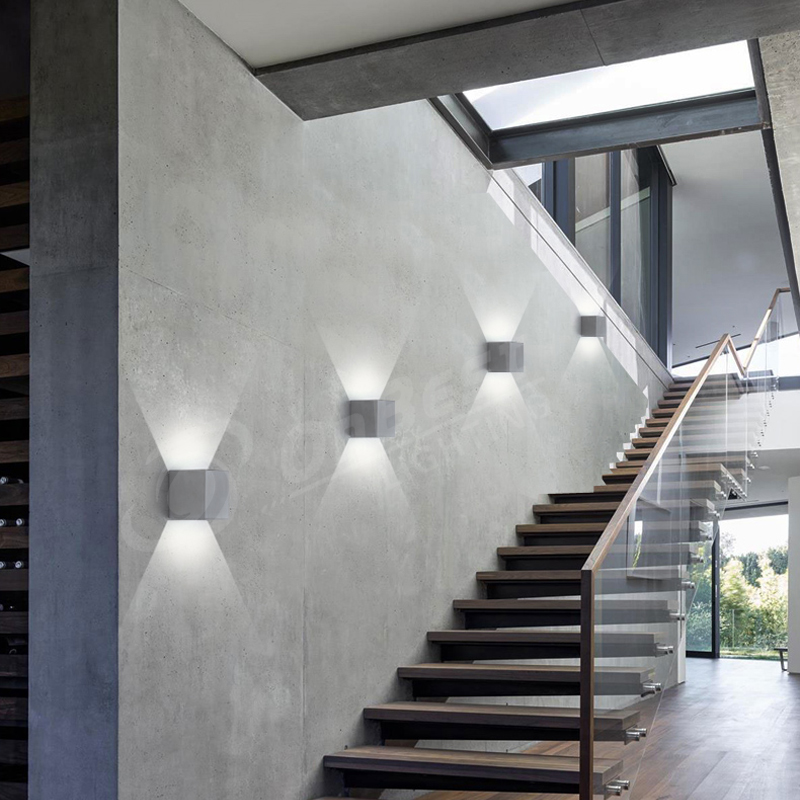2*6w Up Down LED Wall Light Outdoor Waterproof Lighting,led Surface Mount Light,led Wall Sconce,led Lamp,Supplied Led Wall Light in OnBest Lighting