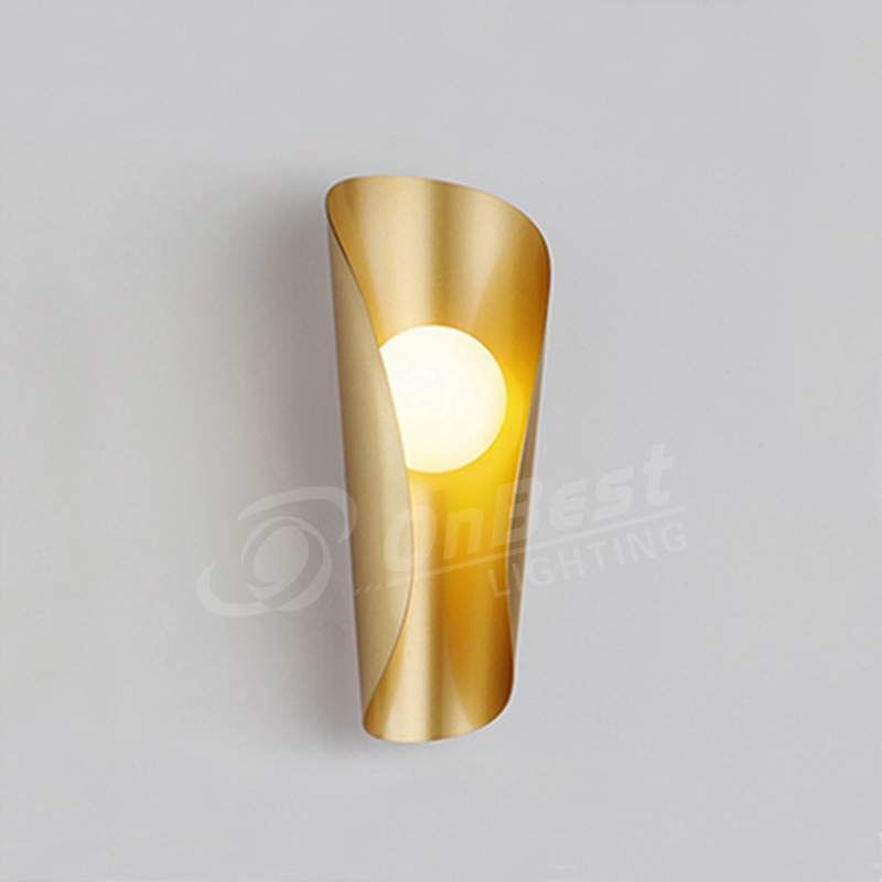 A Dazzling Gold Wall Light Fitted with 3W LED,Interior LED Wall Lighting,decorative Led Wall Sconce,fashional LED Lights,Supplied Led Wall Lights in China OnBest Lighting