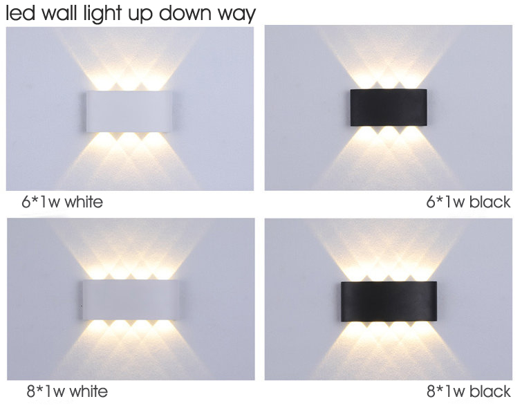 led wall light up down lamp in onbest lighting