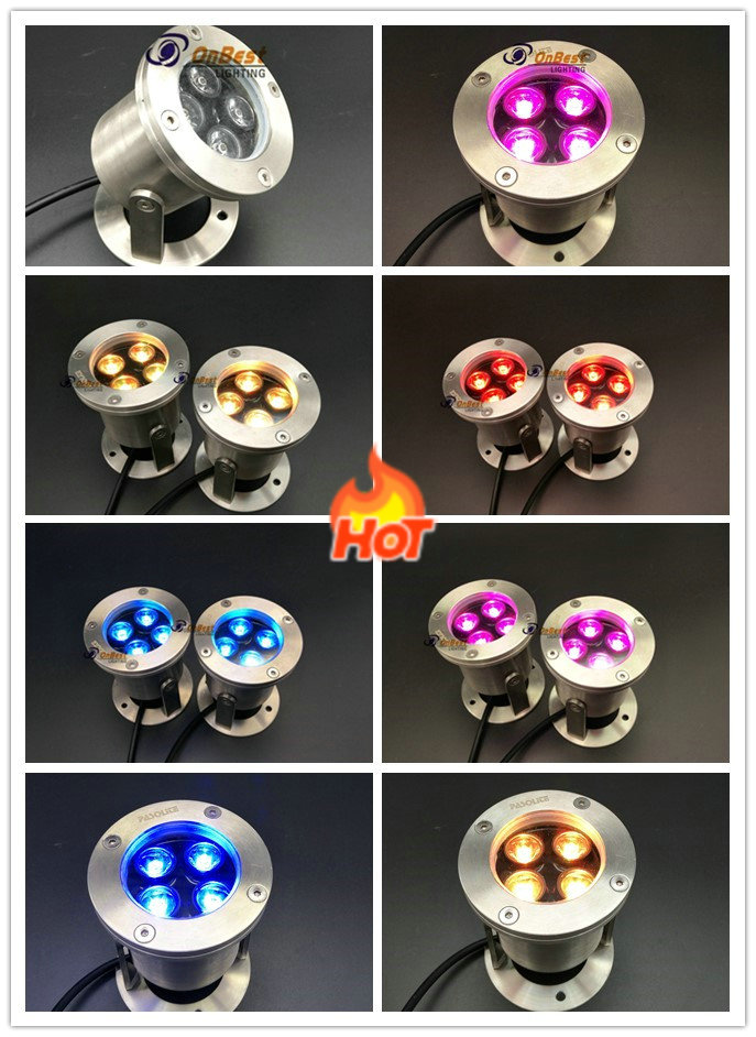 4w RGB led underwater spotlight kuw-904