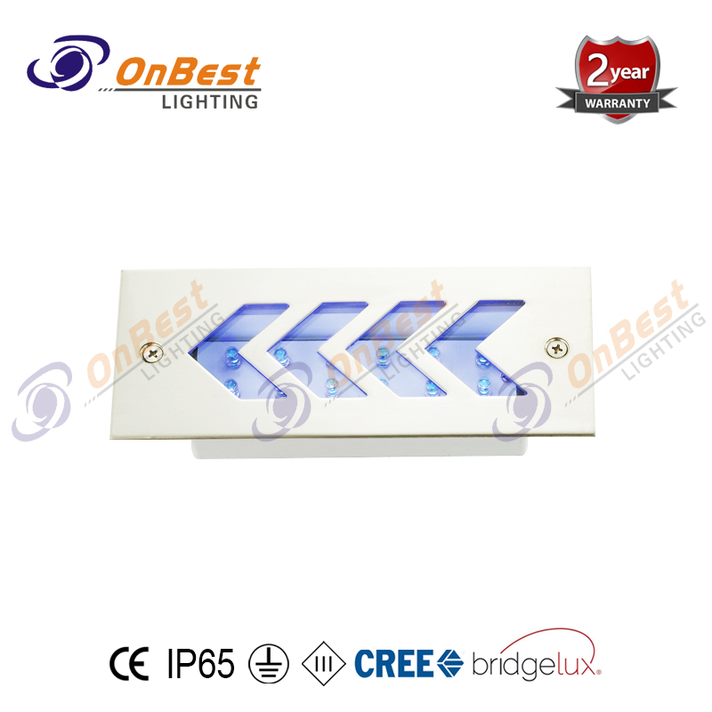 5w Led Step Light Aluminum Led Stair Light Recessed Mount Led Wall Light,5w Waterproof Led Light,5w Led Outdoor Light,Stair Led Light,Supplied Led Step Light in OnBest Lighting