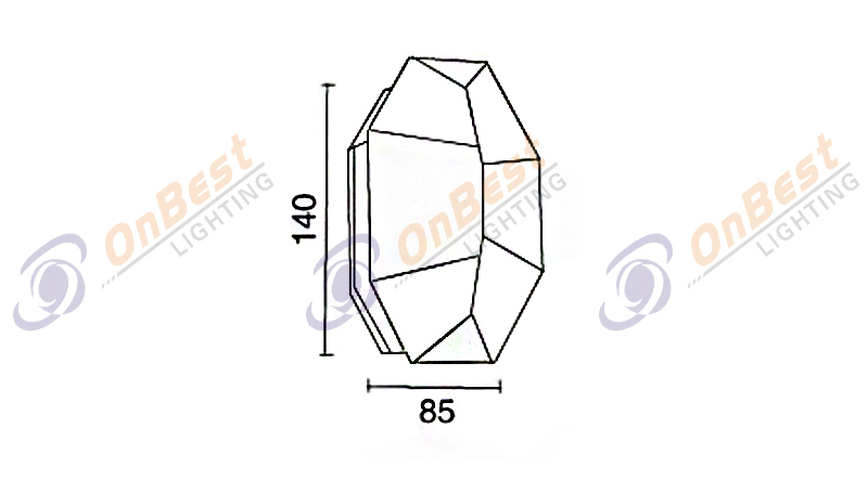 Modern design LED indoor wall light Heavy-duty die cast Aluminium led wall lamp interior illumination-7