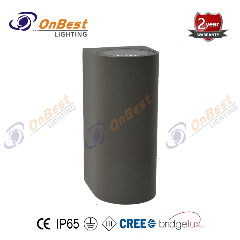 Black led wall light 2x3W GU10 LED Up Down Light,led,led Light,led Up Down Lamp, Produced Led Lighting in OnBest Lighting