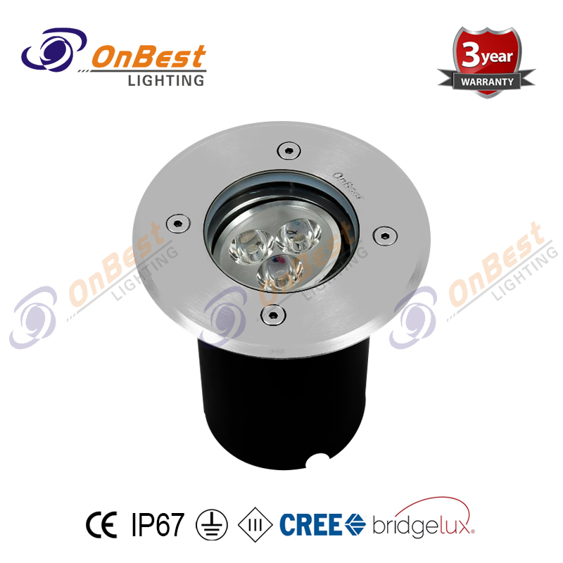 Hot Sales 3w Adjustable Led Floor Light,tilted Led Up Light,led Inground Light,Supplied Led Underground Light in OnBest Lighting