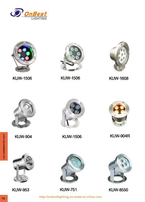 onbest lighting underwater lamp catalogue