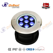 304 Stainless Steel Led Light 7w Led Burial Up Light in IP67 Rating,7w Led Light Fixture,led Inground Light,led Up Light,Supplied Led Outdoor Light in OnBest Lighting