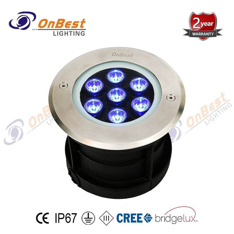 304 Stainless Steel Led Light 7w Led Burial Up Light in IP67 Rating,7w Led Light Fixture,led Inground Light,led Up Light,Supplied Led Outdoor Light in OnBest Lighting