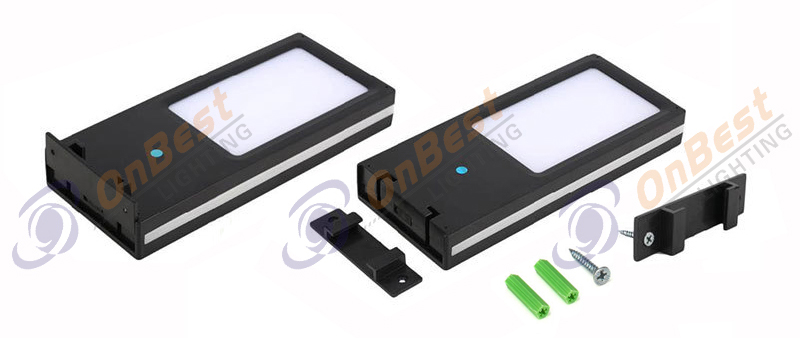 Solar Wall Light Blue-ray Garden Decoration Light Human Body Induction Energy Saving LED Light-29