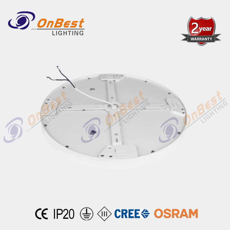 6w Aluminum exposed installation led panel light,led round panel lights,ceiling lamp,Led Light,Supplied Led panel light in OnBest Lighting