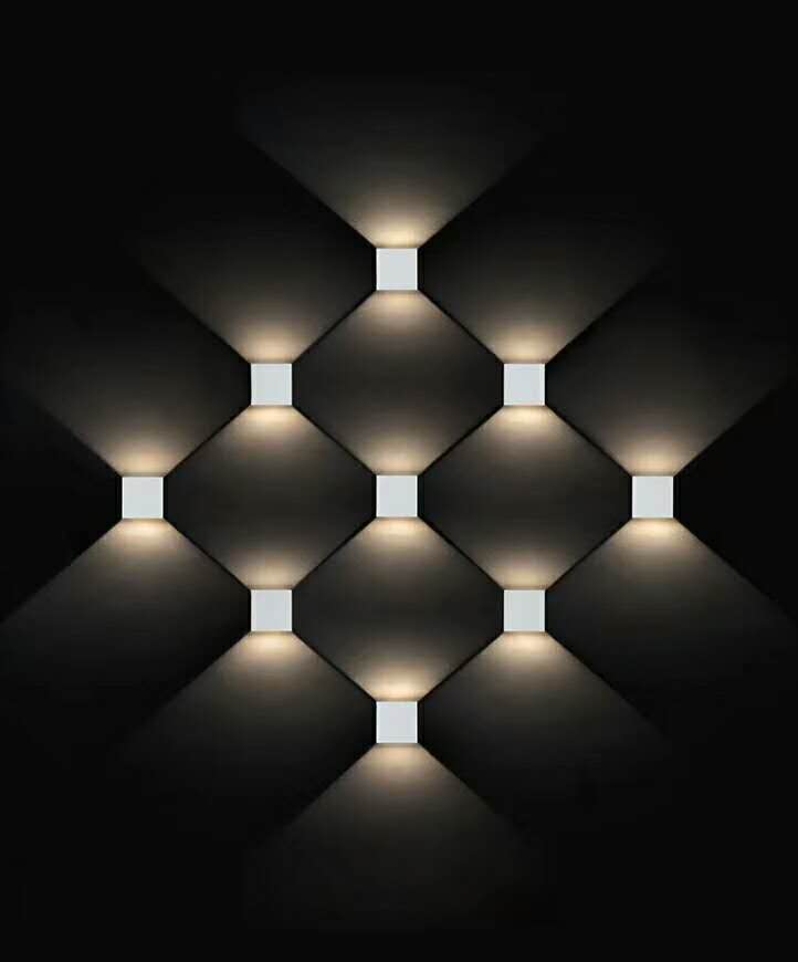hot sale 2x3w up down led wall light kwl-2163 white