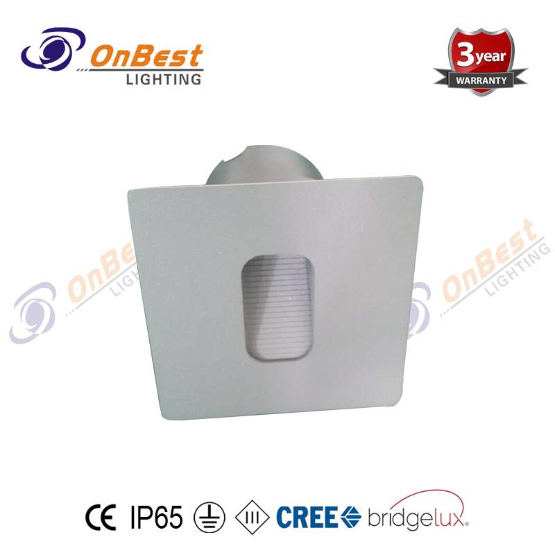 304 Stainless Steel Square Bezel LED Stair Light with Wide Beam 3w Cree Led Step Light,led,CREE Led,led Lamp,Supplied Led Stair Light in OnBest Lighting