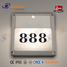 Door Bell Light with door number, led smart light with Alarm and light sensor function fitted with 6w Led,light Sensor Door Bell Light,Supplied Led Door Bell Light in OnBest Lighting