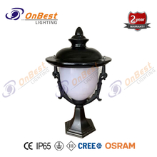 Antique European led Boundary Light, waterproof outdoor led Bollard Light in IP65 rating, landscape light, garden light,Supplied led wall lamp in OnBest Lighting