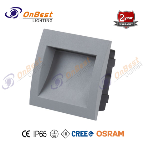KSR-1403S 3w Led Step Light Square Aluminum IP65 Waterproof Led Stair Light Recessed Mode Led Lights,led,led Lamp,led Stair Light,Supplied Led Step Light in OnBest Lighting