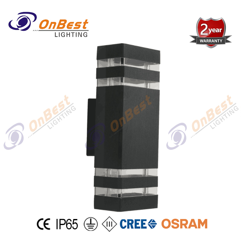 2*6w Up Down LED Wall Light Outdoor Waterproof Lighting,led Surface Mount Light,led Wall Sconce,led Lamp,Supplied Led Wall Light in OnBest Lighting