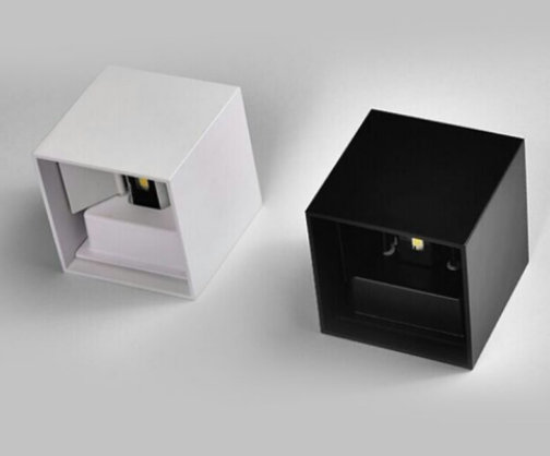 2x3w led wall light up down light model kwl-2163 white black