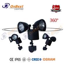 Solar garden light body sensor double head spotlight double head outdoor wall light ,led Down Light,led Light,led Lamp,Supplied Led Light Fixture in OnBest Lighting