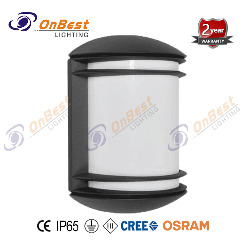 Modern style outdoor LED wall light with integrate led,9w led bulkhead light,9w led wall light,Super bright led light,Supplied Led bulkhead Light in OnBest Lighting