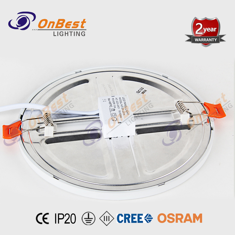 6w Aluminum ultra-thin embedded installation led panel light,recessed round panel lights,ceiling lamp,Led Light,Supplied Led panel light in OnBest Lighting