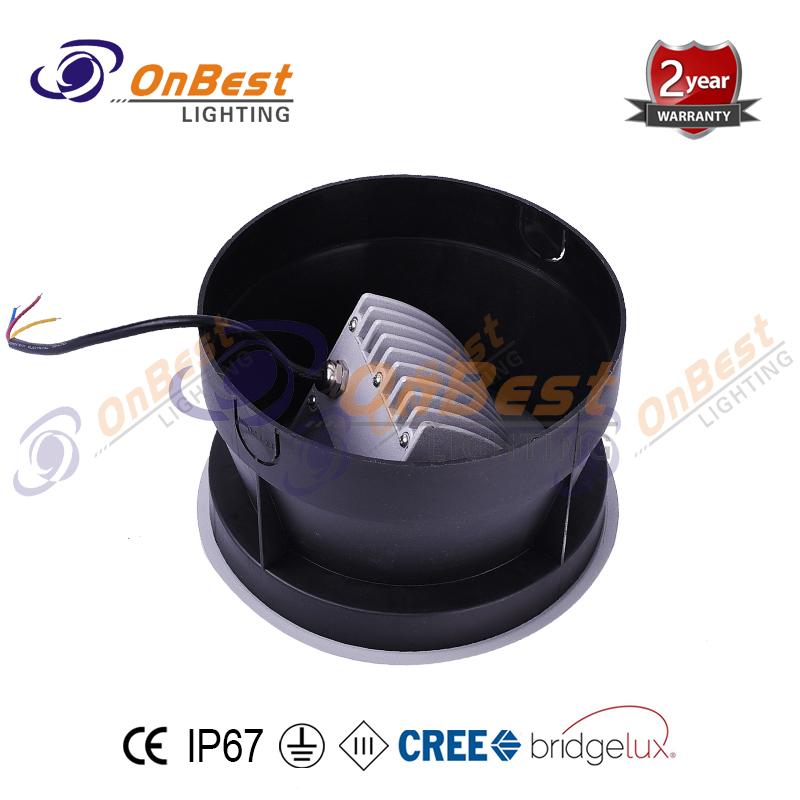 30w Adjustable Led Recessed Ground Light,Pivotable outdoor lights for ground,IP67 ground light,exterior LED Uplight,Supplied Ground Uplights in China OnBest Lighting