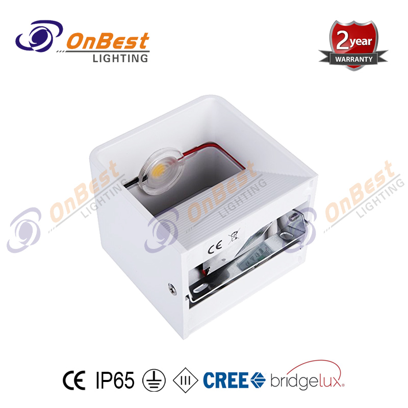 Flicker Free 5watts COB LED Cubic Wall Light,LED Wall Lamp,led Wall Light,Supplied Led Wall Lamp in China OnBest Lighting