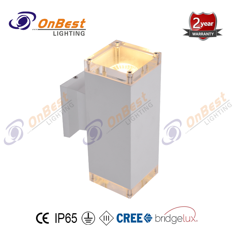 Black led wall light 2x3W GU10 LED Up Down Light,led,led Light,led Up Down Lamp, Produced Led Lighting in OnBest Lighting