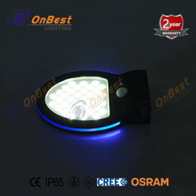 Solar Wall Light Blue-ray Garden Decoration Light Human Body Induction Energy Saving LED Light ,led Down Light,led Light,led Lamp,Supplied Led Light Fixture in OnBest Lighting
