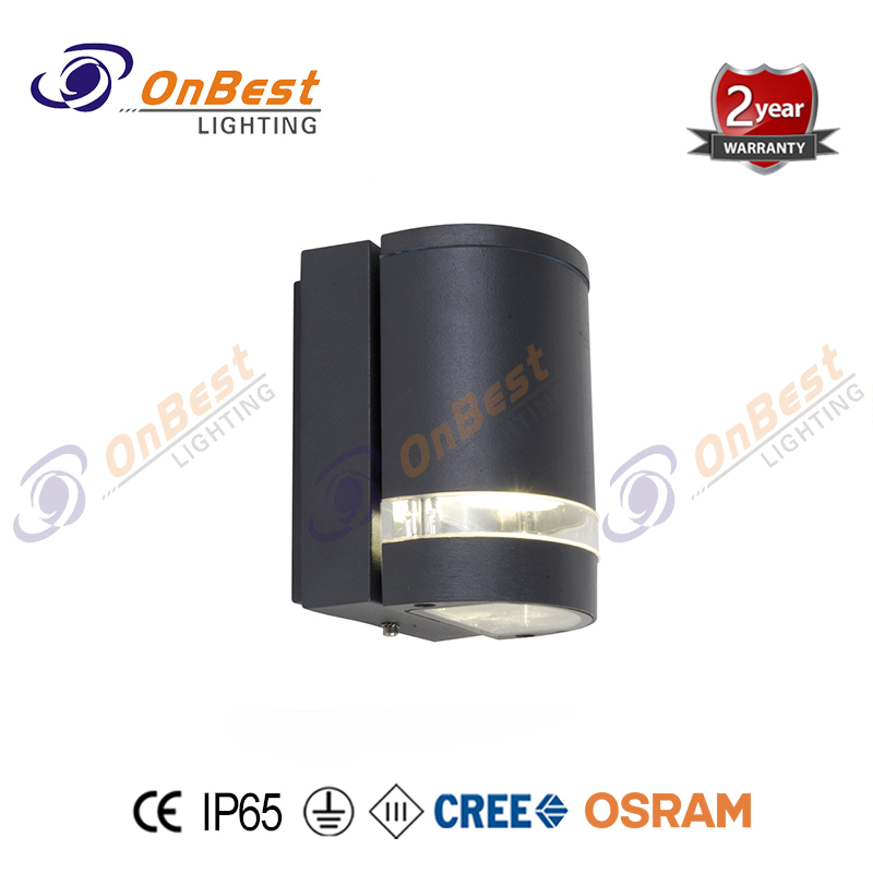 Cylindrical GU10 outdoor waterproof wall light 35W led up/down aluminum tube wall light,led,led Light,led Lamp,Supplied Led Wall Light in OnBest Lighting