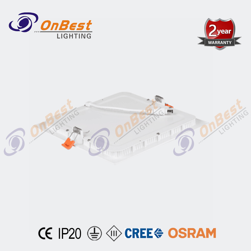 6w Aluminum ultra-thin embedded installation square led panel light,recessed square panel lights,ceiling lamp,Led Light,Supplied Led panel light in OnBest Lighting