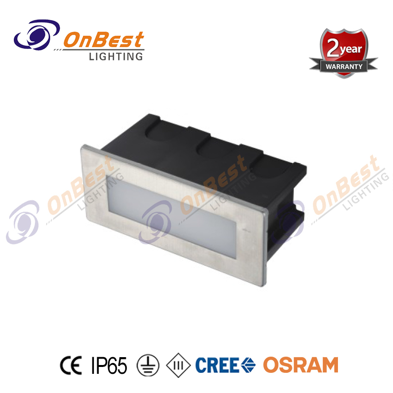 KSR-12311 1.5w Led Step Light Rectangle Aluminum IP65 Waterproof Led Stair Light Recessed Mode Led Lights,led,led Lamp,led Stair Light,Supplied Led Step Light in OnBest Lighting