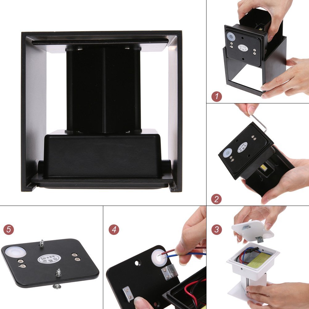 how to assembly led wall light kwl-2163