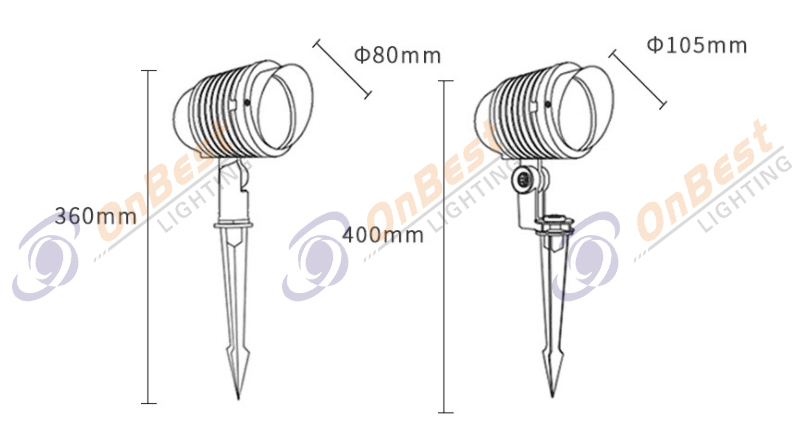 LED outdoor light,Landscape lighting,garden illumination,engineering lamp,yard lamp,Street light-lawn light,plug ground lamp,inserted lamp,spot light-7