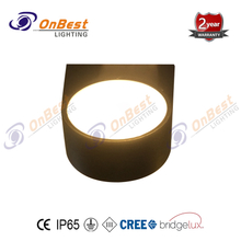 Cylinderal Led Wall Light 2x7W Led Modern Light KWL-57-4A in White,Anti Glare Led Surface Mounted Led Wall Sconce,14w Led Light,led Up Down Wall Light,Supplied Led Light in OnBest Lighting