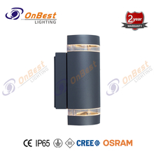Cylindrical outdoor waterproof wall light 2*35W led up and down aluminum tube wall light,led,led Light,led Lamp,Supplied Led Wall Light in OnBest Lighting