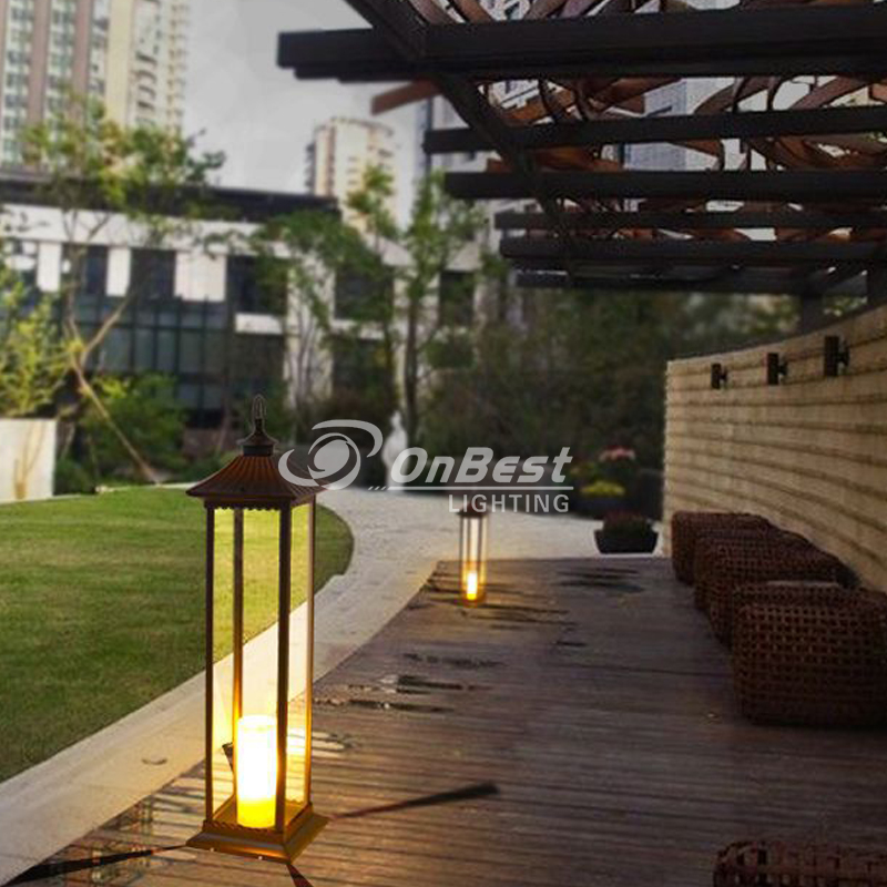 Chinese outdoor wall lamp villa home waterproof lawn lamp creative simple post lamp wholesale-17